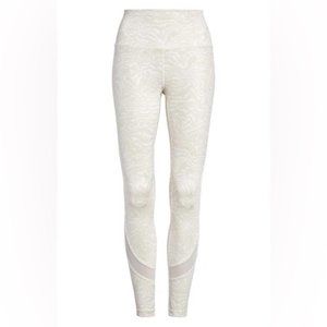 ZELLA Womens High Waisted Beige Pumice Phoebe Print Leggings Size Medium